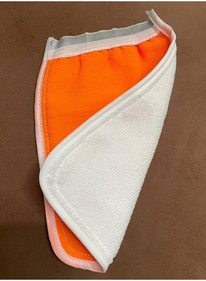 SNAPCOM 2 in 1 exfoliating microfiber gloves Exfoliating Glove Mitt Body Scrub for Bath Shower Glove Visibly Lift Away Dead Skin Tan Removal Viscose Deep Exfoliating Gloves for Soft Skin(2 pcs) - Image 3