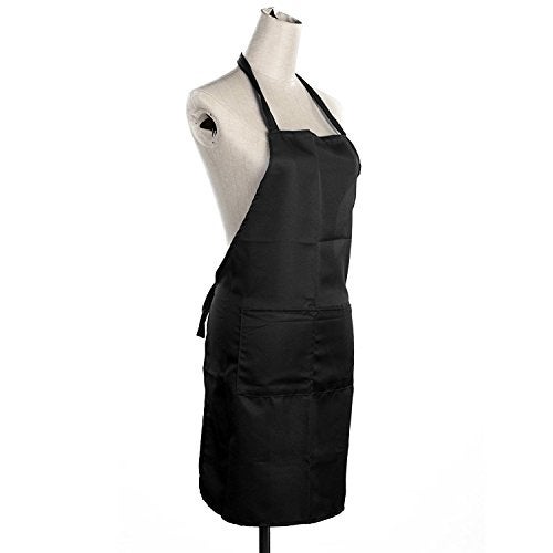 Yellow Weaves Waterproof Apron - 22 X 30 Inches, 1 Piece, (Black) - Image 1