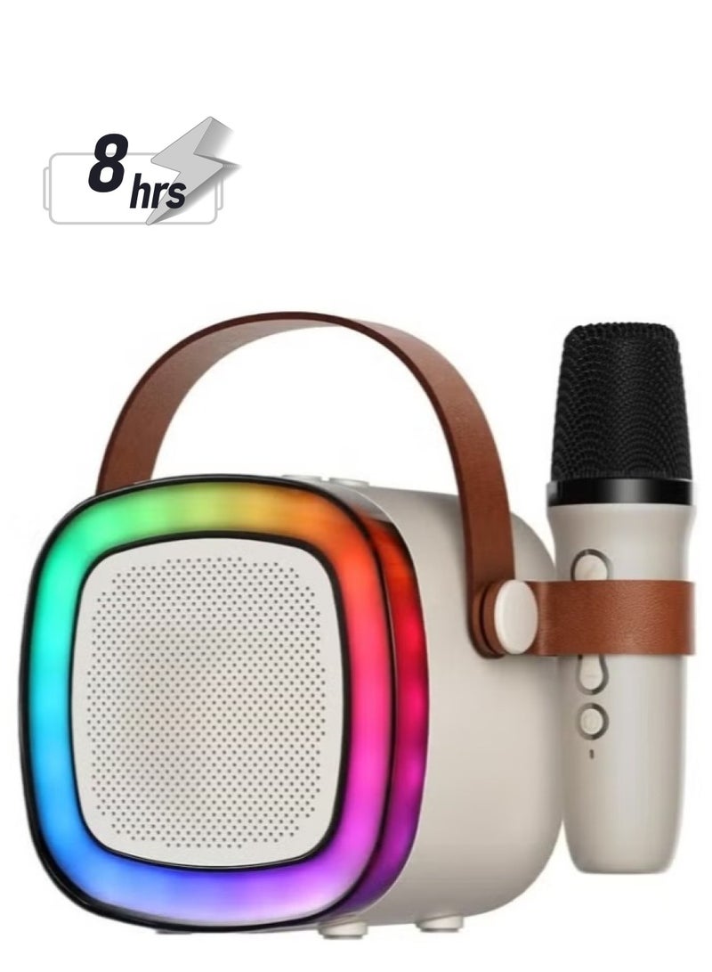Bluetooth Speaker with 10W RMS Stereo Sound Wireless Mice with 3 Voice Converter RGB Lights 8Hrs Non-Stop Music Multi Compatibility Modes  - Image 1