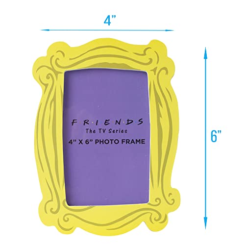 Silver Buffalo Friends Photo Picture Frame, Yellow, 4 x 6 Inches - Image 3