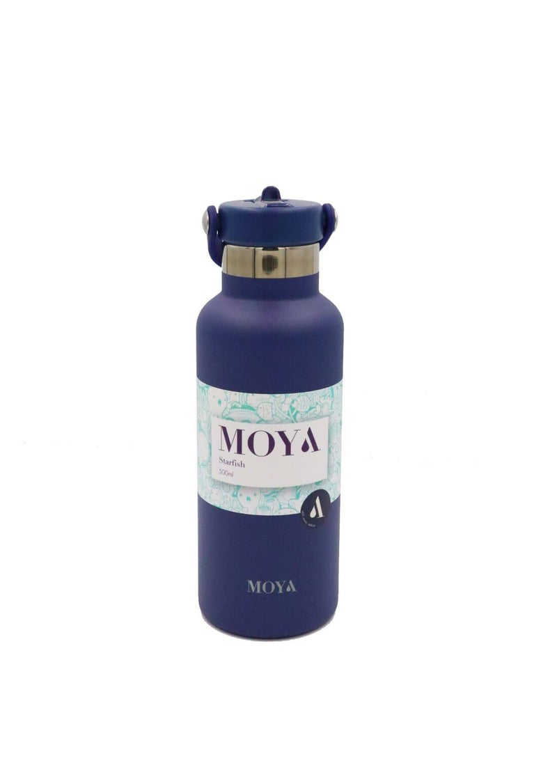 Moya "Starfish" 500ml Insulated Sustainable Water Bottle Navy - pzsku/Z475A7E0826C2346EF18AZ/45/_/1741001306/f9252cbb-c464-43aa-99ba-c6b57914aa0d