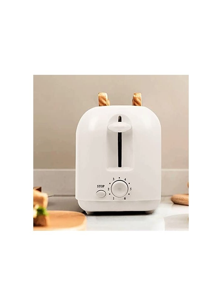 650 watt bread toaster with 6 different temperature levels for toasting bread.