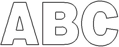 Duro Graphic Products Duro 1/2-inch Gothic Vinyl Letters and Numbers Set, White - Image 2