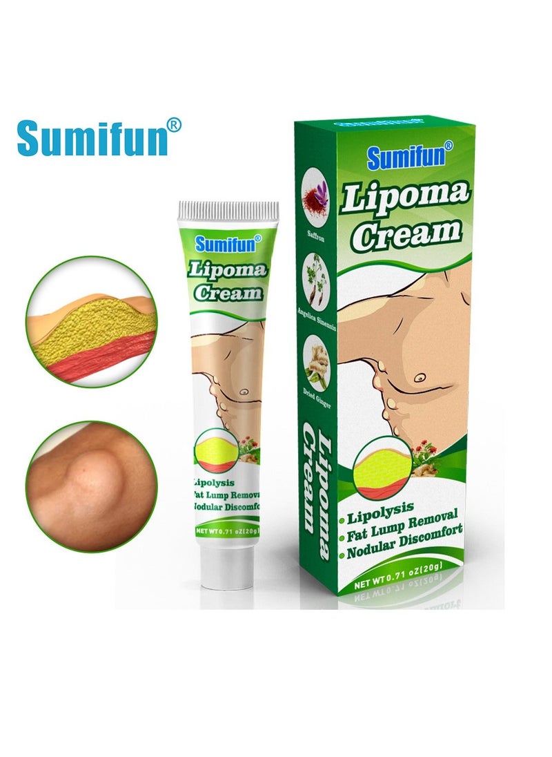 Sumifun Lipoma Cream, Anti Hump Lymphcare Ginger Ointment, Underarm And Neck Lymphatic Care Cream, Lymphatic Drainage Cream, Anti-Cellulite Remover Cream 20g - Image 1
