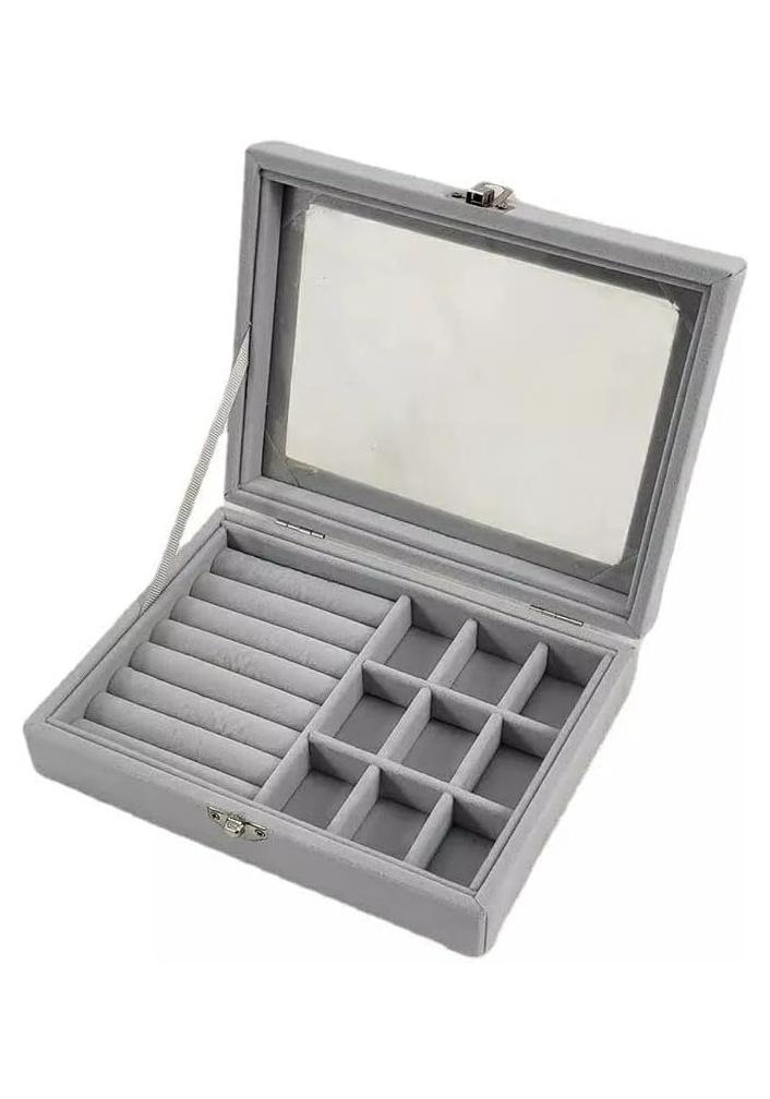 Spaceshoop Earring Organizer Holder Tray Storage Box Alloy Holder - Image 1