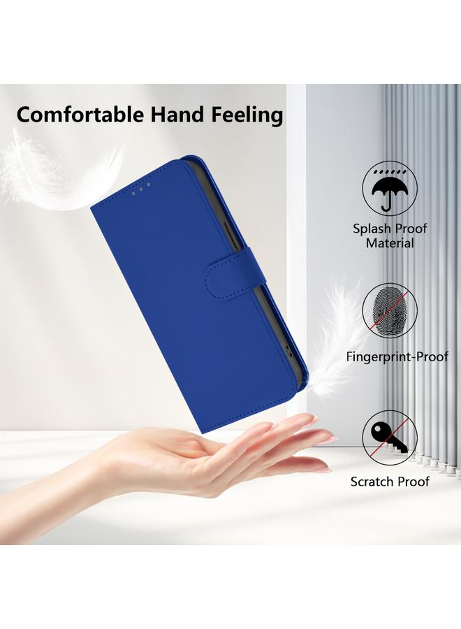 S-TOP Case For Motorola Moto G51 5G Skin Feel Solid Color Leather Phone Case with Lanyard - Image 5