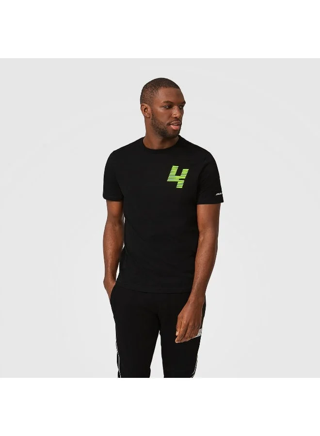 McLaren MCLAREN MENS US Lando Norris #4 SHORT SLEEVE GRAPHIC T-SHIRT