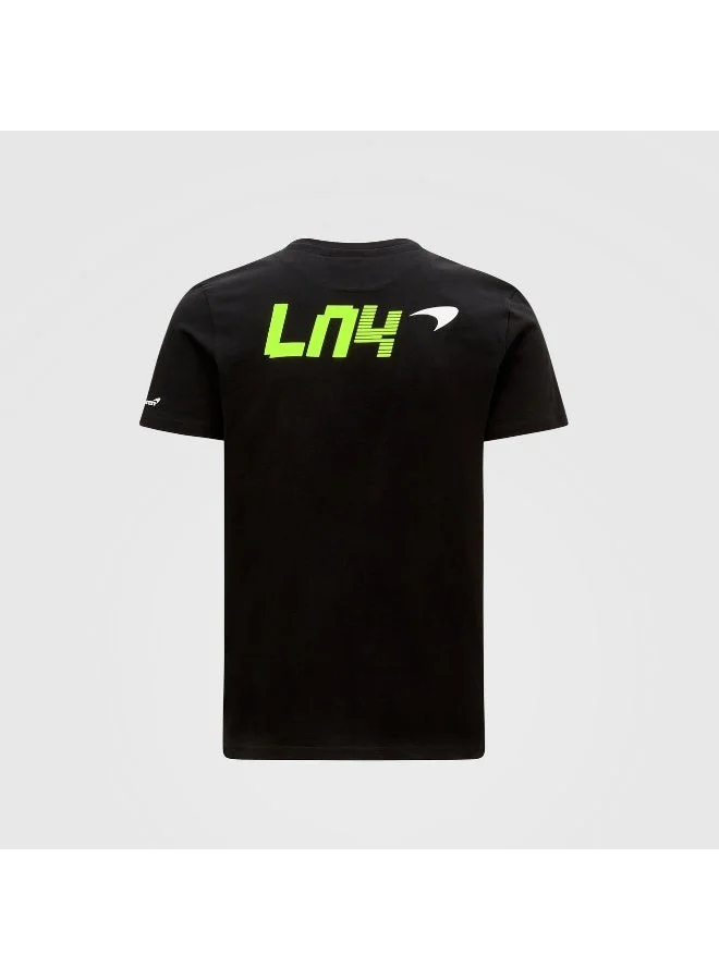 McLaren MCLAREN MENS US Lando Norris #4 SHORT SLEEVE GRAPHIC T-SHIRT