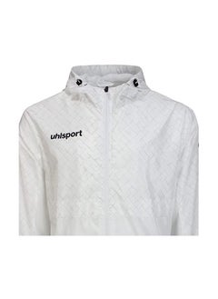 UHLSPORT uhlsport Rain Jacket, Smart Breathe® FIT, For all kinds of Sports in Cold Weather, Waterproof Coating, Pockets on Both Sides, Adjustable Cape, Regular Fit, Elastic wrist  - Image 4