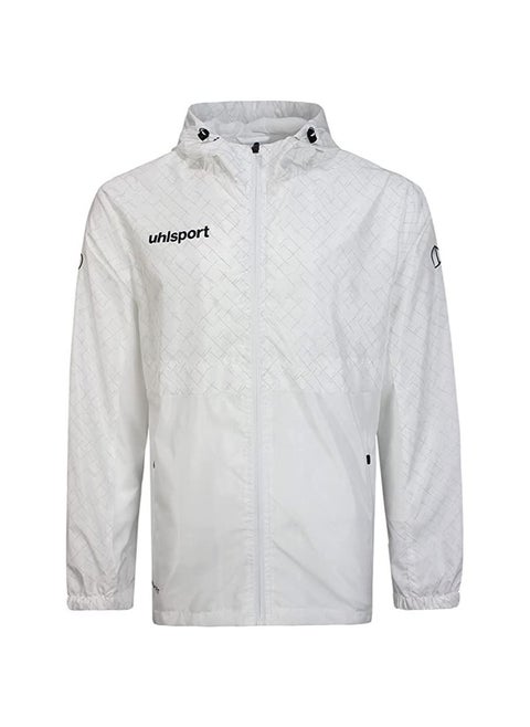 uhlsport Rain Jacket, Smart Breathe® FIT, For all kinds of Sports in Cold Weather, Waterproof Coating, Pockets on Both Sides, Adjustable Cape, Regular Fit, Elastic wrist