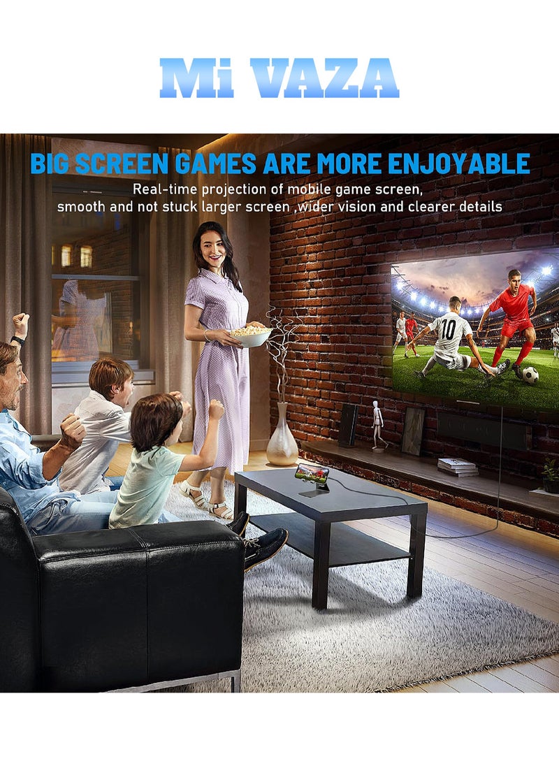 Mi VAZA - Type-C to HDTV Cable - Support 4K - HDMI 2.0 Monitor Cable - Compatible with Mobile Phone/Laptop/Computer/iPad/Android/iOS/Samsung/Projector - 2M - Image 1
