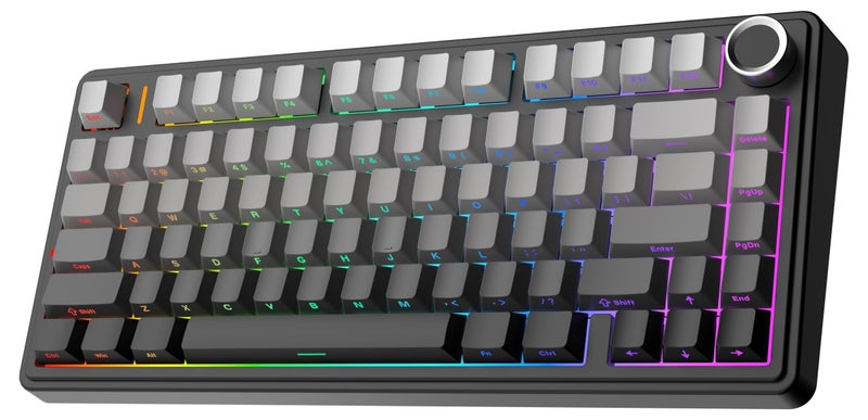 AULA F75 Mechanical Keyboard Reaper Switch 75% Hot Swappable Gaming Keyboard Bluetooth/Wireless/USB-C - Image 1