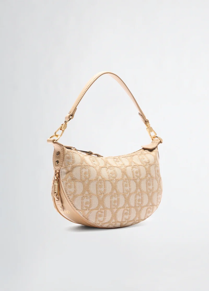 Liu Jo Jacquard Shoulder Bag With Logo