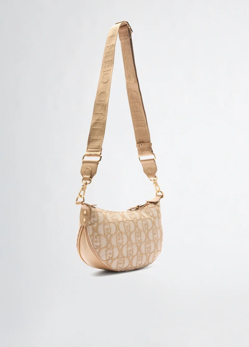 Liu Jo Jacquard Shoulder Bag With Logo