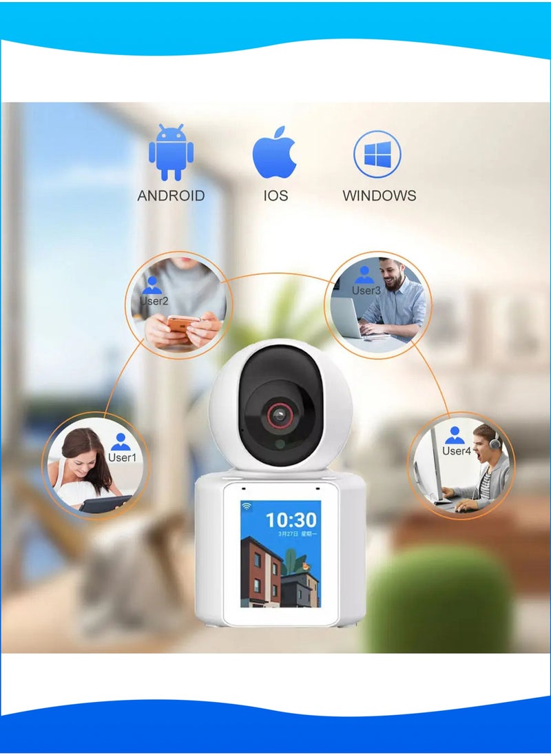 Mi VAZA - Smart Security Camera - Surveillance Camera with 32G Memory Card - Motion Detection for Baby, Two-Way Audio, Two-Way Video, Night Vision, Alarm Push - Image 1