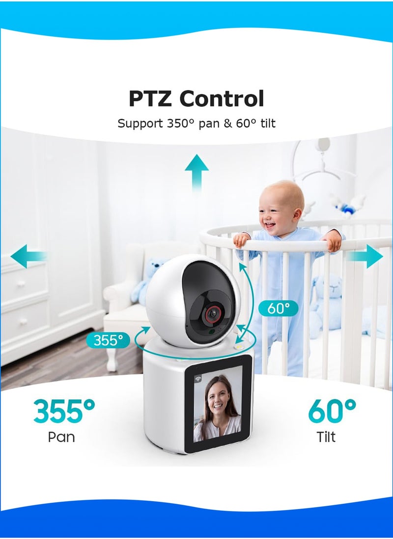 Mi VAZA - Smart Security Camera - Surveillance Camera with 32G Memory Card - Motion Detection for Baby, Two-Way Audio, Two-Way Video, Night Vision, Alarm Push - Image 1