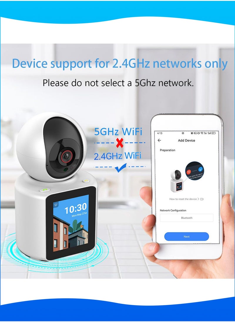 Mi VAZA - Smart Security Camera - Surveillance Camera with 32G Memory Card - Motion Detection for Baby, Two-Way Audio, Two-Way Video, Night Vision, Alarm Push - Image 1