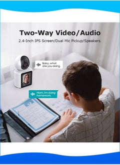 Mi VAZA Smart Security Camera - Surveillance Camera with 32G Memory Card - Motion Detection for Baby, Two-Way Audio, Two-Way Video, Night Vision, Alarm Push  - Image 5