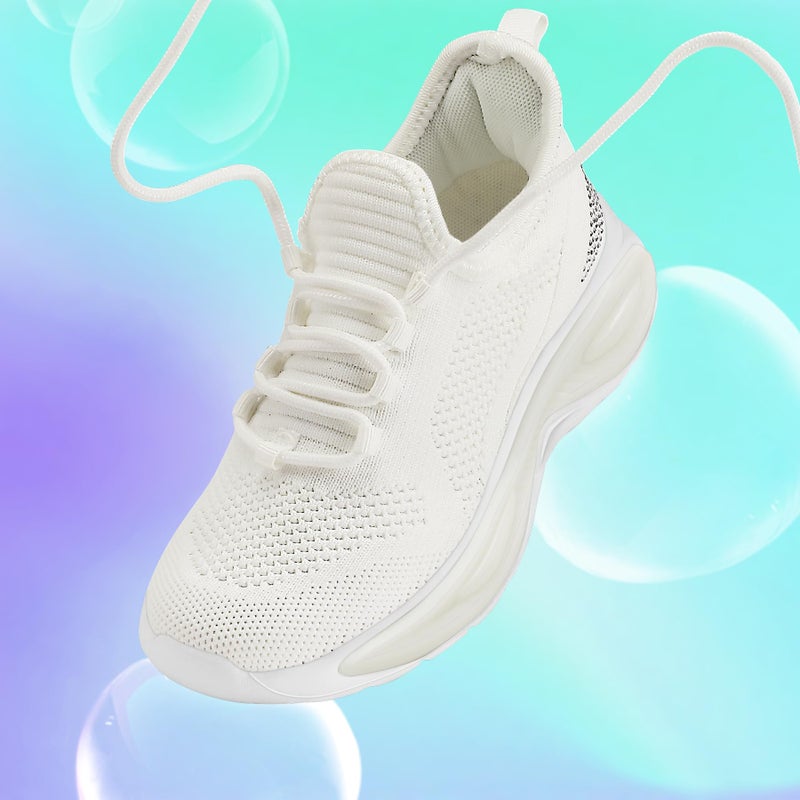 RUNSIDE Girls Lightweight Sneakers Kids Lace-up Tennis Running Shoes, Breathable Walking Shoes for Toddler/Little Kid/Big Kid - Image 3