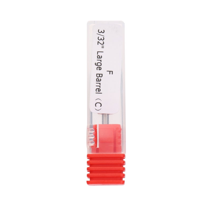 Nail Drill Bit Round Flat Ceramic Grinding Head Manicure Machine Accessories Tool Flat Head - Image 2