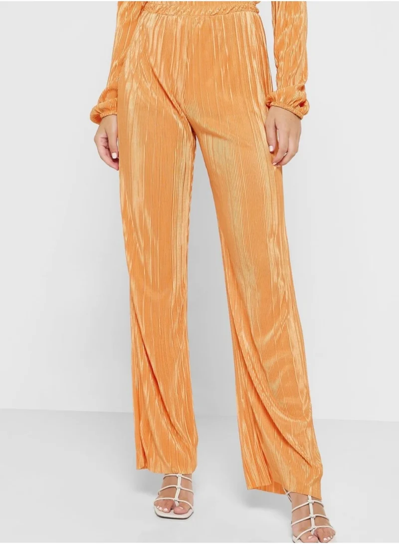 Fashonara  Orange Co-Ord Set with Gold Accessories for Women | Best Price UAE