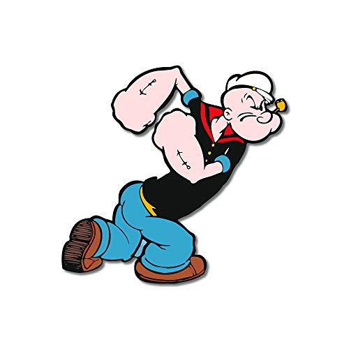Bhai Please Popeye Wooden Fridge Magnet (Pack of 1) | Cartoon Characters, Movie, TV, Comics, Anime | Fridge Decorations | Gift for Friends, Colleagues, Gen Y | Birthday, Return Gift - Image 1