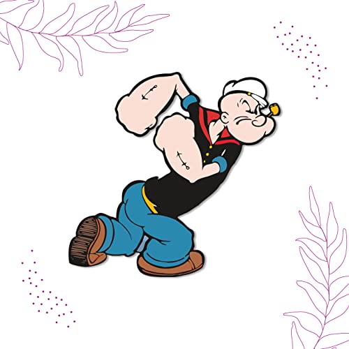 Bhai Please Popeye Wooden Fridge Magnet (Pack of 1) | Cartoon Characters, Movie, TV, Comics, Anime | Fridge Decorations | Gift for Friends, Colleagues, Gen Y | Birthday, Return Gift - Image 3