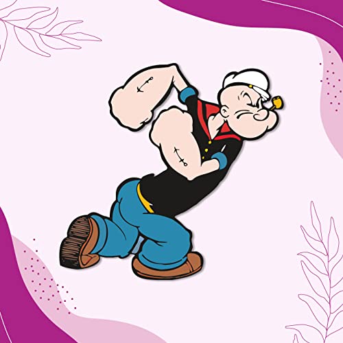 Bhai Please Popeye Wooden Fridge Magnet (Pack of 1) | Cartoon Characters, Movie, TV, Comics, Anime | Fridge Decorations | Gift for Friends, Colleagues, Gen Y | Birthday, Return Gift - Image 5