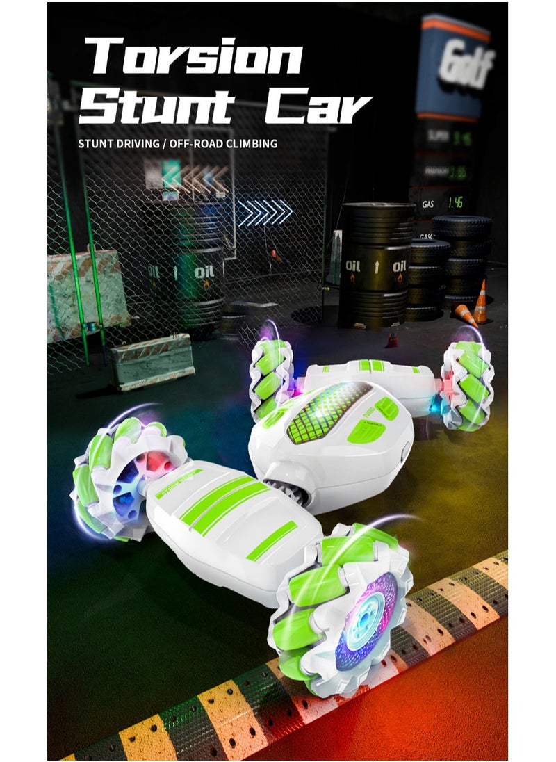 Generic Torsion Stunt Car Remote Control Cars Dual Control RC and Watch Gesture Sensor Electric Toy Car with Light and Music  - Image 1