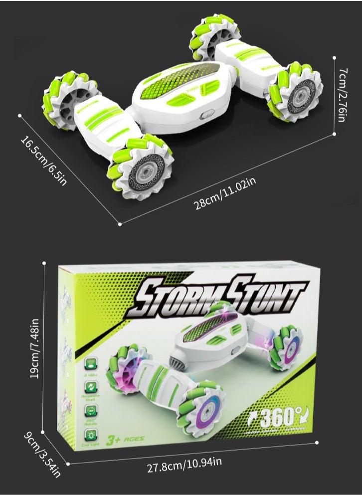 null - Torsion Stunt Car Remote Control Cars Dual Control RC and Watch Gesture Sensor Electric Toy Car with Light and Music - Image 1