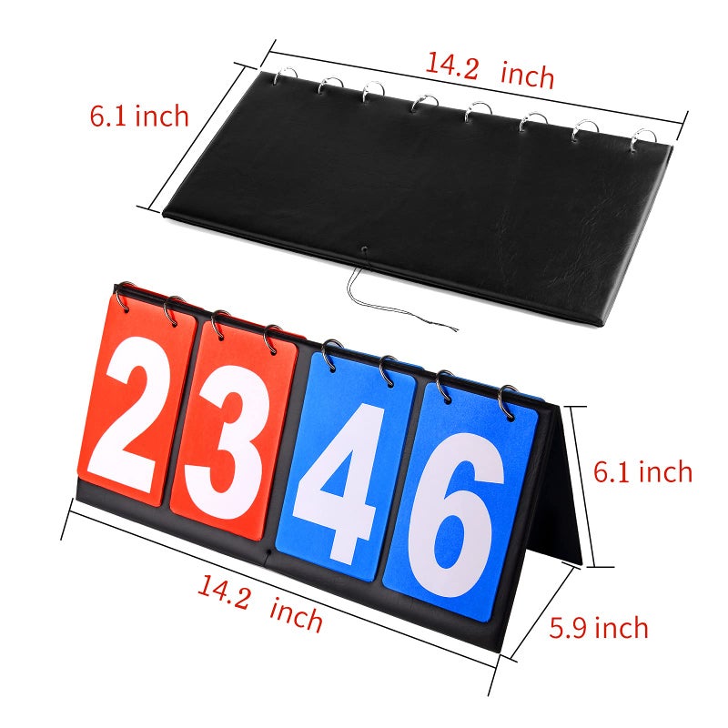 HRLORKC HRLORKC Scoreboard Score Keeper Score Flipper for Basketball Tennis Sports  - Image 2