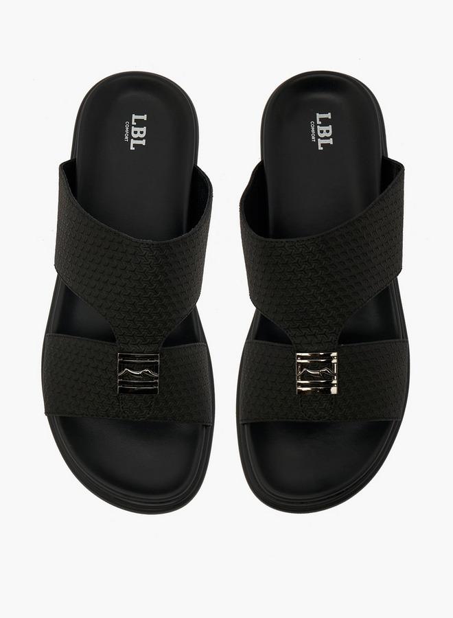 LBL by Shoexpress Men Textured Arabic Sandals - Image 3
