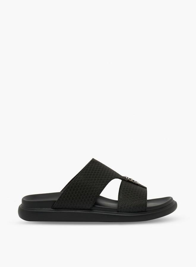 LBL by Shoexpress Men Textured Arabic Sandals - Image 1