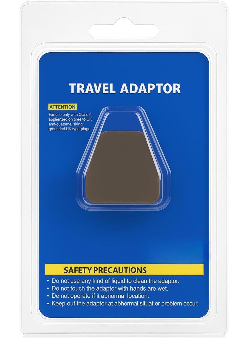 MOMENT Universal Travel Adapter USB + Type C Ports 5.0V: 1000mA Input AC 110-250 V - Perfect for Laptop, Cell Phones, Safe Travel Adapter - Image 5