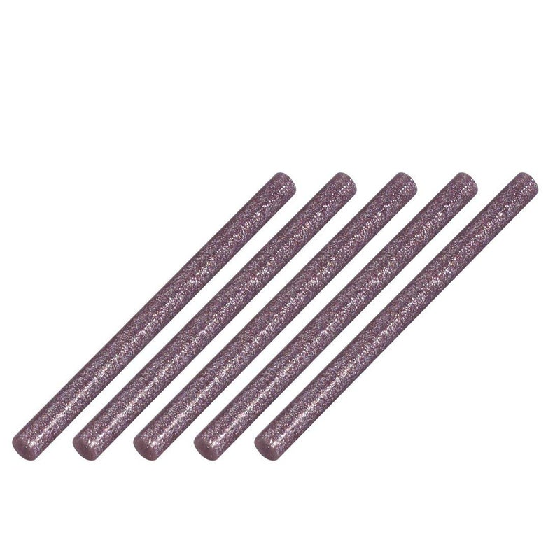 5pcs 7mm Dia 100mm Long Purple Hot Melt Glue Sticks For DIY Crafts And Projects - Image 1