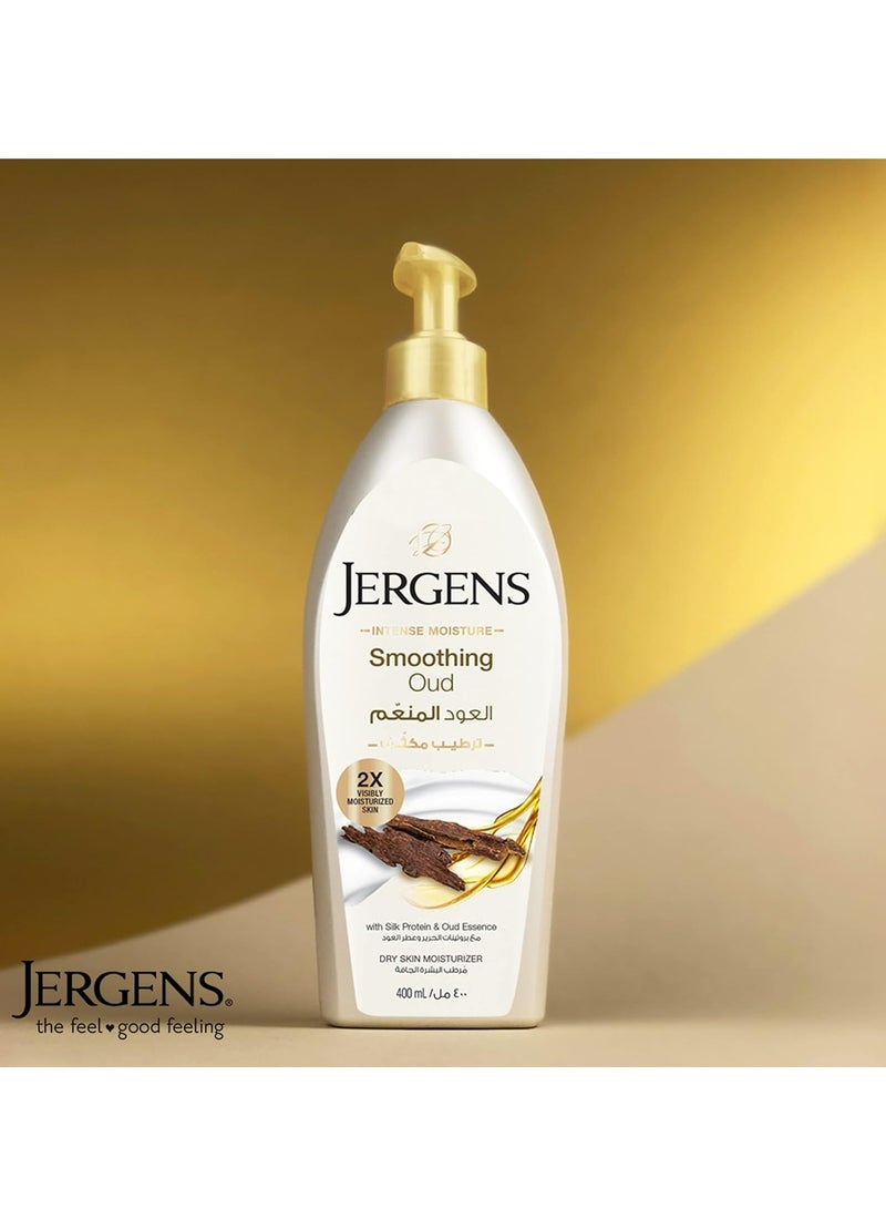Jergens Smoothing Oud  Moisturizer for Dry Skin - 400 ml - Image 1