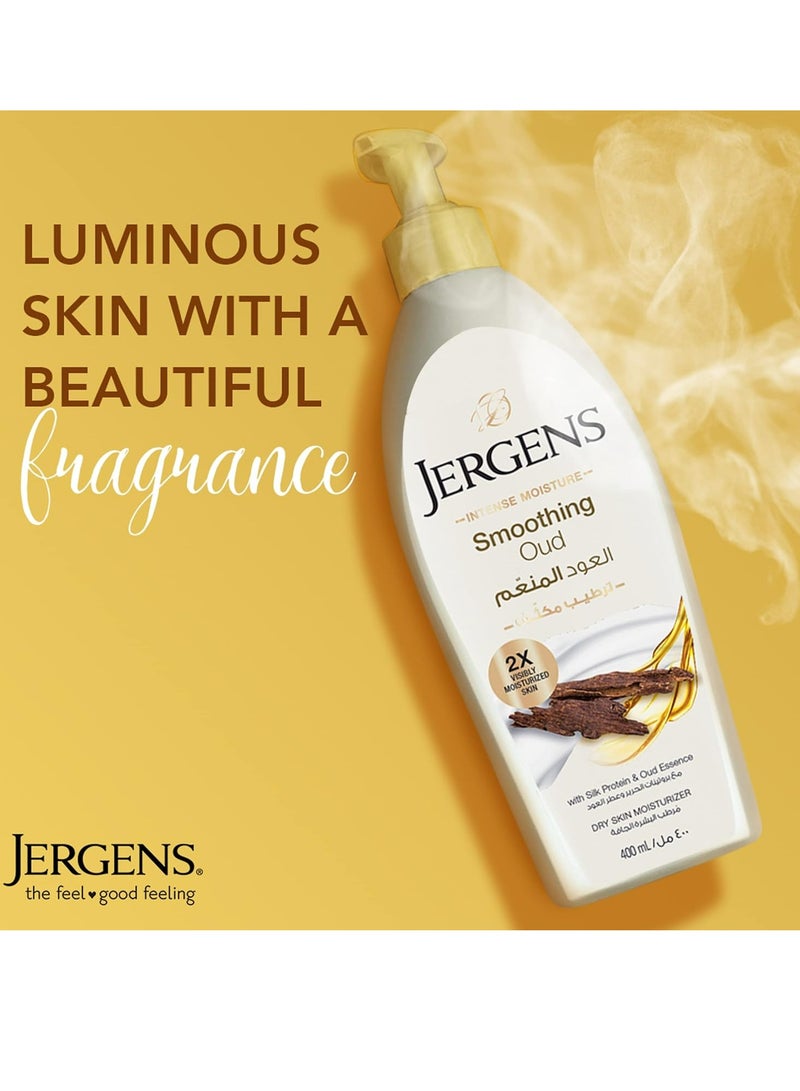 Jergens Smoothing Oud  Moisturizer for Dry Skin - 400 ml - Image 3