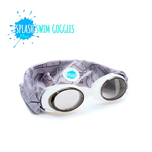 Splash Place KIDS SWIM GOGGLES with Fabric Strap - ALL STAR |Tangle-Free, Swimming Goggles for Kids, Comfy Fabric Strap Goggles - Image 4