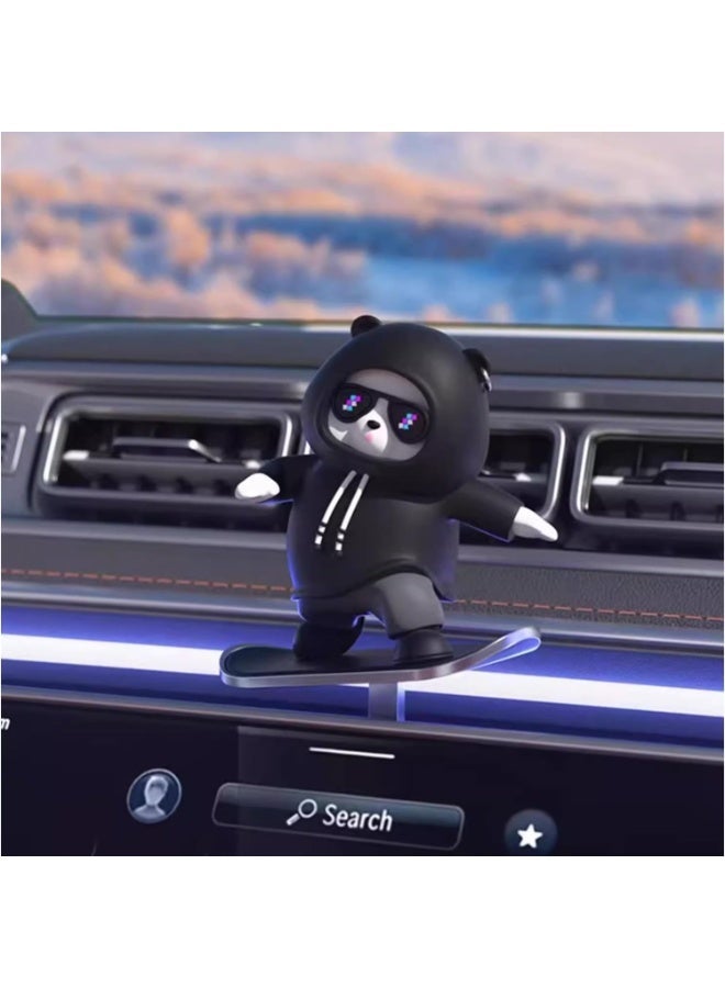 Skateboard Bear for Car Dashboard - Fun Car Accessories - 1pcs - Image 4
