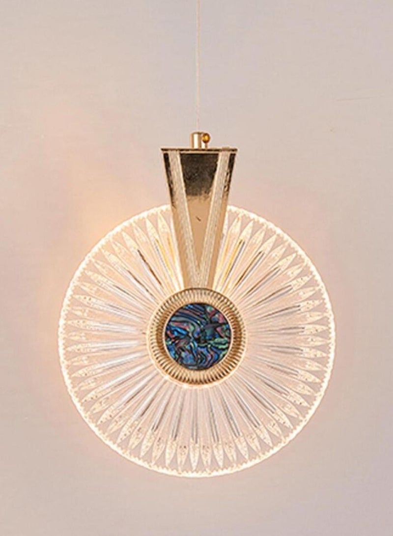C M E Tri-color Dimmable Modern Design Golden LED Lamp - Image 1