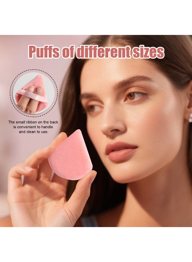 BS مول 17 قطعة من إسفنجة المكياج وأدوات مكياج الوجه وبودرة البودرة الكبيرة وفرشاة الشفاه السيليكونية ومجموعة إسفنجة المكياج، إسفنجة عالية الجودة، شعر صناعي، مجموعة سيليكون - Image 3