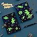 WERNNSAI Luminous Space Kids Diary for Boys Secret Diary with Lock and Keys Kids Journal Notebook Birthday Christmas Gift for 6 7 812 Year Old Boys School A5 Lined Writing Drawing Notepad - Image 3