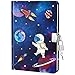 WERNNSAI Luminous Space Kids Diary for Boys Secret Diary with Lock and Keys Kids Journal Notebook Birthday Christmas Gift for 6 7 812 Year Old Boys School A5 Lined Writing Drawing Notepad - Image 2