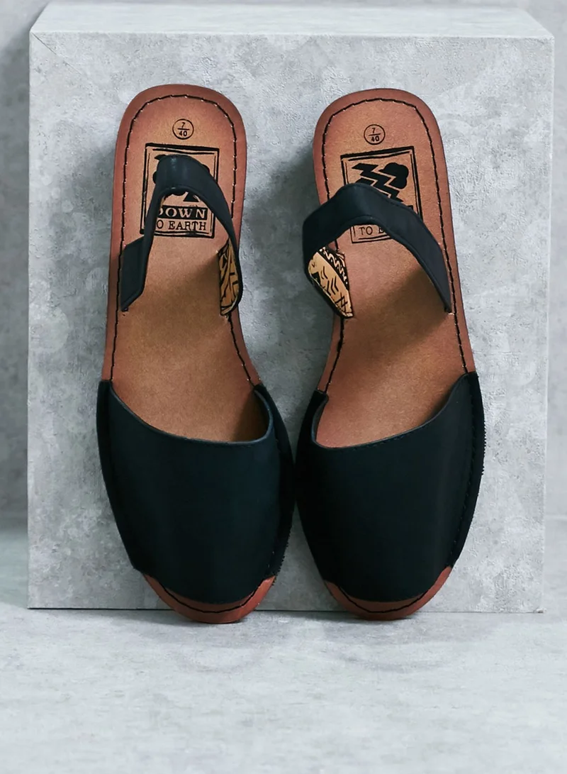 DOWN TO EARTH Menorcan Wedge Sandals