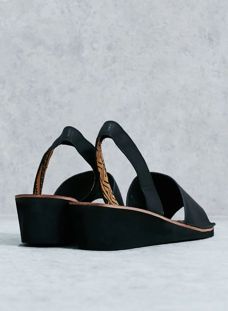 DOWN TO EARTH Menorcan Wedge Sandals