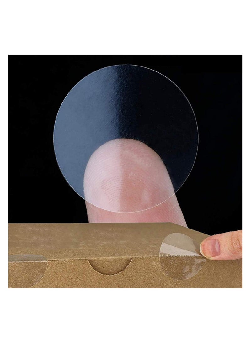 بريميفي 500 قطعة من ملصقات الختم الشفافة مقاس 1 بوصة - Image 4