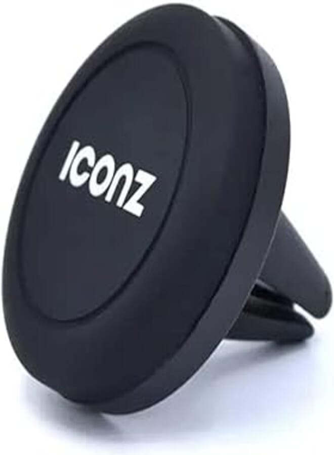 Iconz magnetic air vent car mobile holder, black - xmh1k
