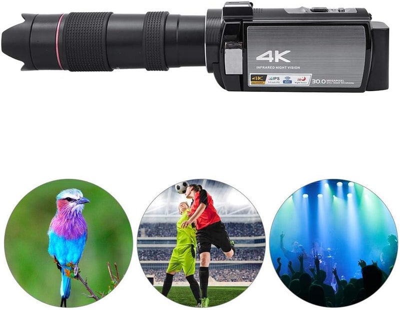 klarako High Definition Telephoto Lens Telescope TX-13 12X FMC Multi-Layer Film with 37mm Thread Hole High Definition Telephoto Lens for Bird Watching Camping - Image 2