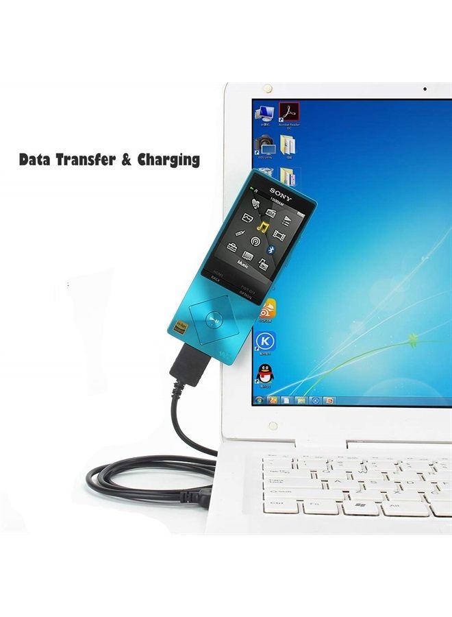 Sqrmekoko WMC-NW20MU Data Charging Cable Compatible with Sony Walkman MP3 MP4 Player NWZ-A726 A728 A729 A815 A816 S615 S616 S618 S716 S718 Series - Image 5