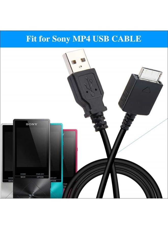 Sqrmekoko WMC-NW20MU Data Charging Cable Compatible with Sony Walkman MP3 MP4 Player NWZ-A726 A728 A729 A815 A816 S615 S616 S618 S716 S718 Series - Image 2
